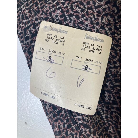 Womens Vintage Crisca Silk Blend High Waisted Sheer Pants EU36 XS 26" NWT - Picture 8 of 11